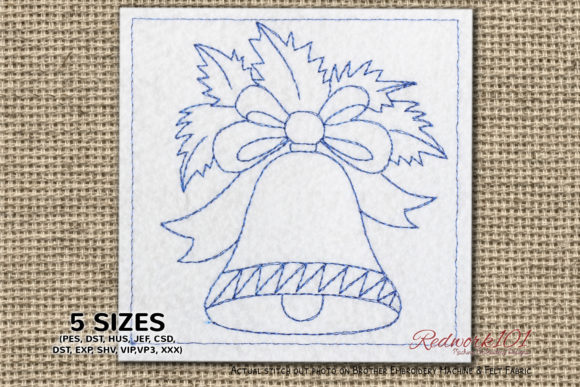 Big Christmas Bell Lineart Review for Boutique Apparel