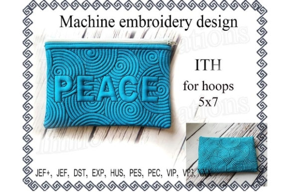 Cosmetic Bag in the Hoop - Peace: A Designer's Review