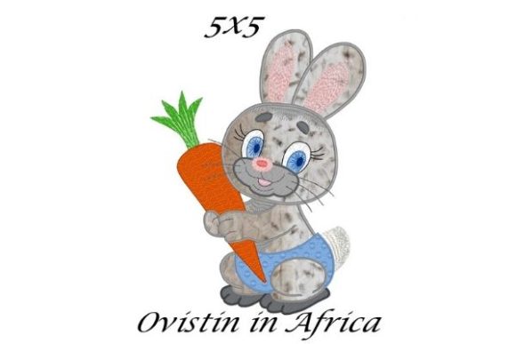 Cute Bunny with Carrot Applique: A Designer's Review