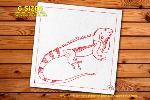 Iguanidae Redwork: A Designer's Review for Branding