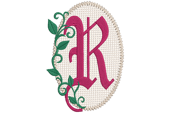 Olde English Monogram Letter R: A Holiday Design Review