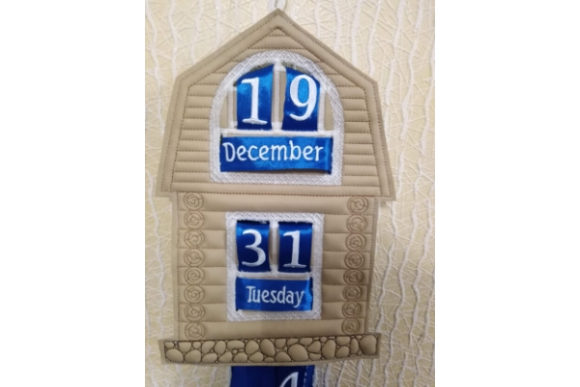 Perpetual Calendar: A Timeless Embroidery Design for Gifts