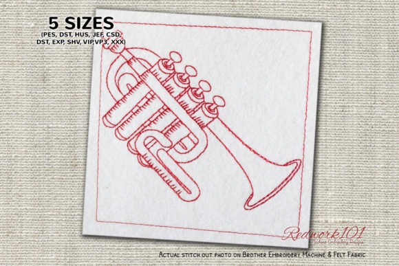 Piccolo-trumpet Embroidery: A Seller's Review for Etsy Shops