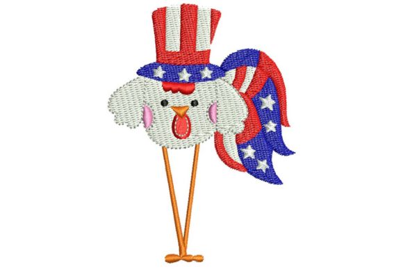 Review: 4th July Roosters 02 for Holiday Projects