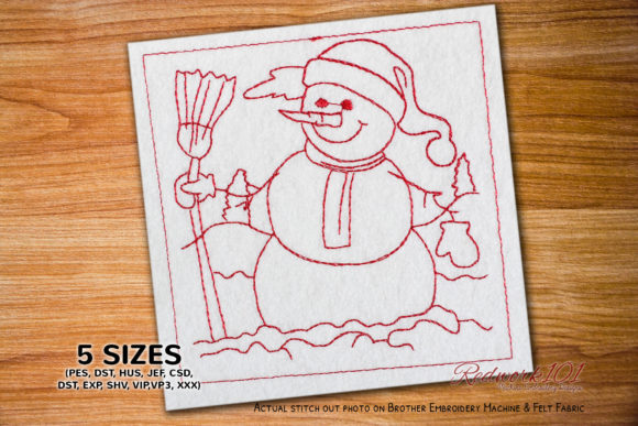 Review: Christmas Snowman Bluework for Holiday Gifts