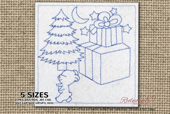 Review: Christmas Tree with Gift Box and Teddy Design