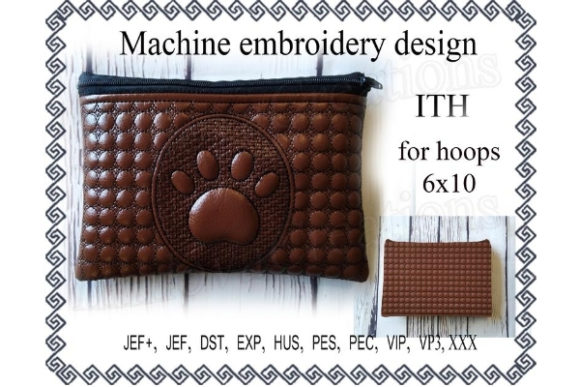 Review: ITH Zippered Bag Dog's Paw for Makers