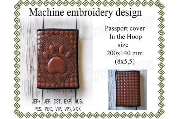 Review: Passport Cover in the Hoop - Paw for Holiday Sales