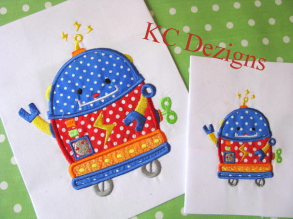 Robot Carpet Cleaner: A Cute Holiday Embroidery Pick