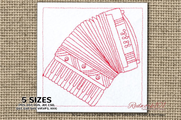 Rossetti Piano Accordion Redwork Review
