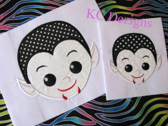 Vampire Boy Applique: A Designer's Review for Halloween Gifts